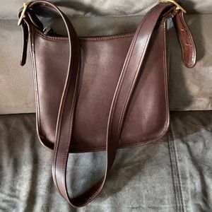 Coach Brown Leather Crossbody Bag